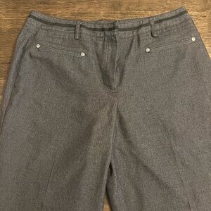 Black hatchmark trousers